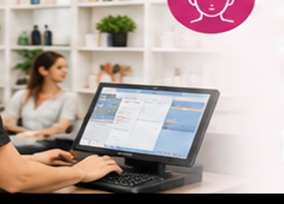 Postazione con software gestionale HyperBeauty