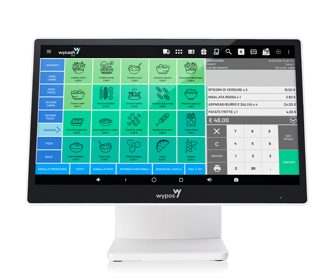 Wycash PRO punto cassa retail