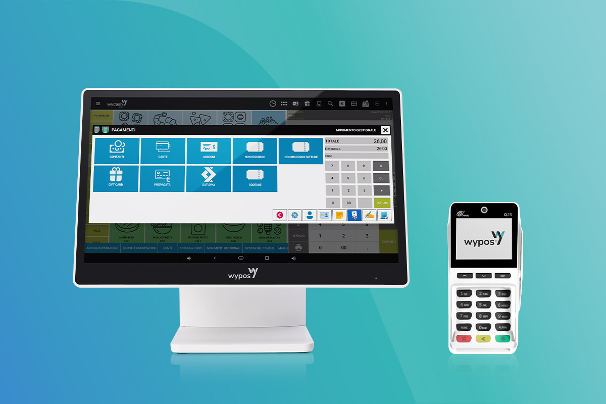 Wycash PRO con pagamenti elettronici