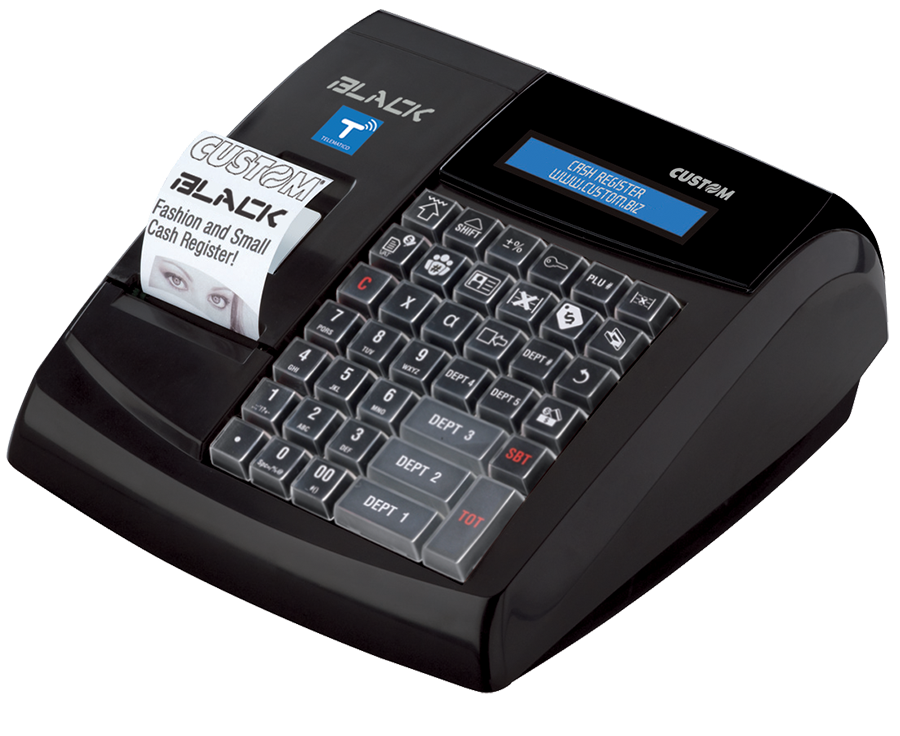 Custom BIG PLUS-N RT registratore telematico nero
