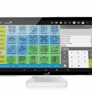 WyCash 3100 sistema di cassa touch screen panoramico