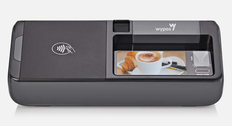 WyCash 600 vista posteriore e connessioni