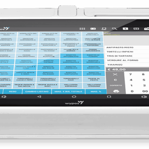 WyCash 800 sistema POS RT all-in-one vista frontale